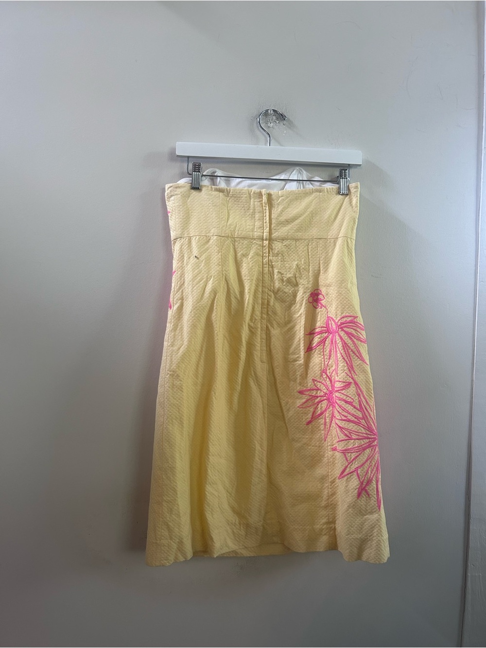 Lilly Pulitzer Bowen dress hot pink embroidery 4 - Picture 4 of 6
